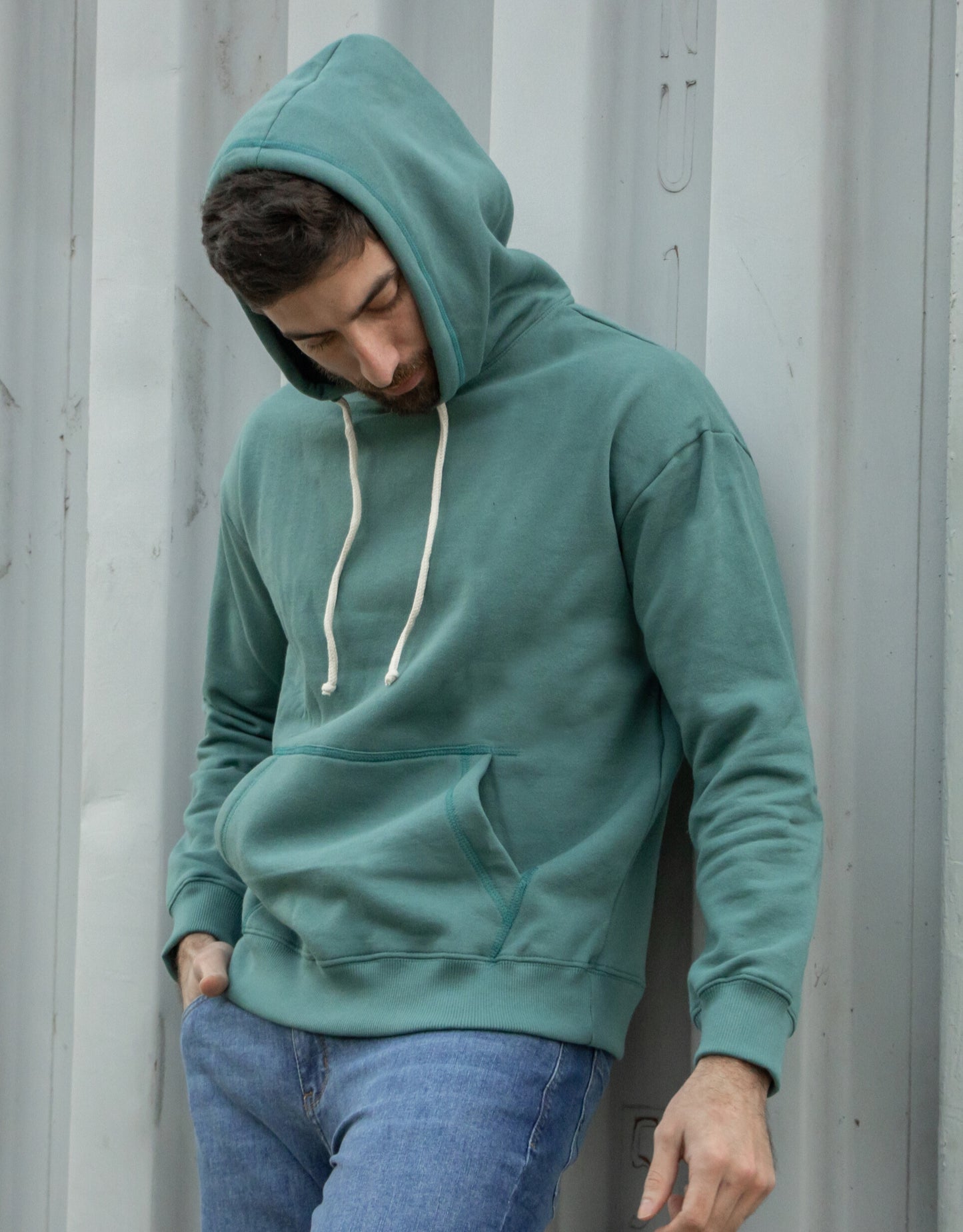 HOODIE C/FELPA OVERSIZE VERDE