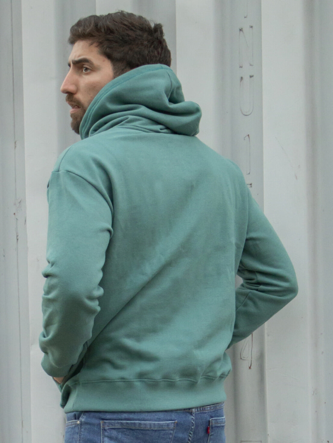 HOODIE C/FELPA OVERSIZE VERDE