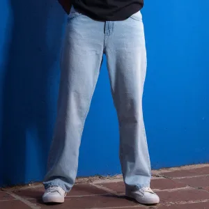 Jean cab. Baggy celeste