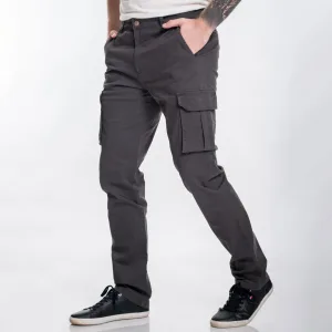 Pant. Cab. Cargo Gris Oscuro