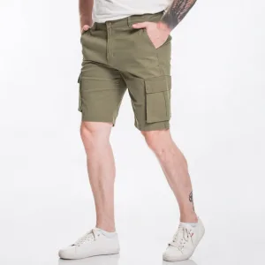 Bermuda Caballero Goye Cargo Verde Musgo