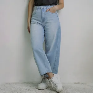Jeans Dama Barrel Angeles Claro
